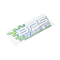 Sticker Autocollant BPS Racing 2025 Blanc | Détouré